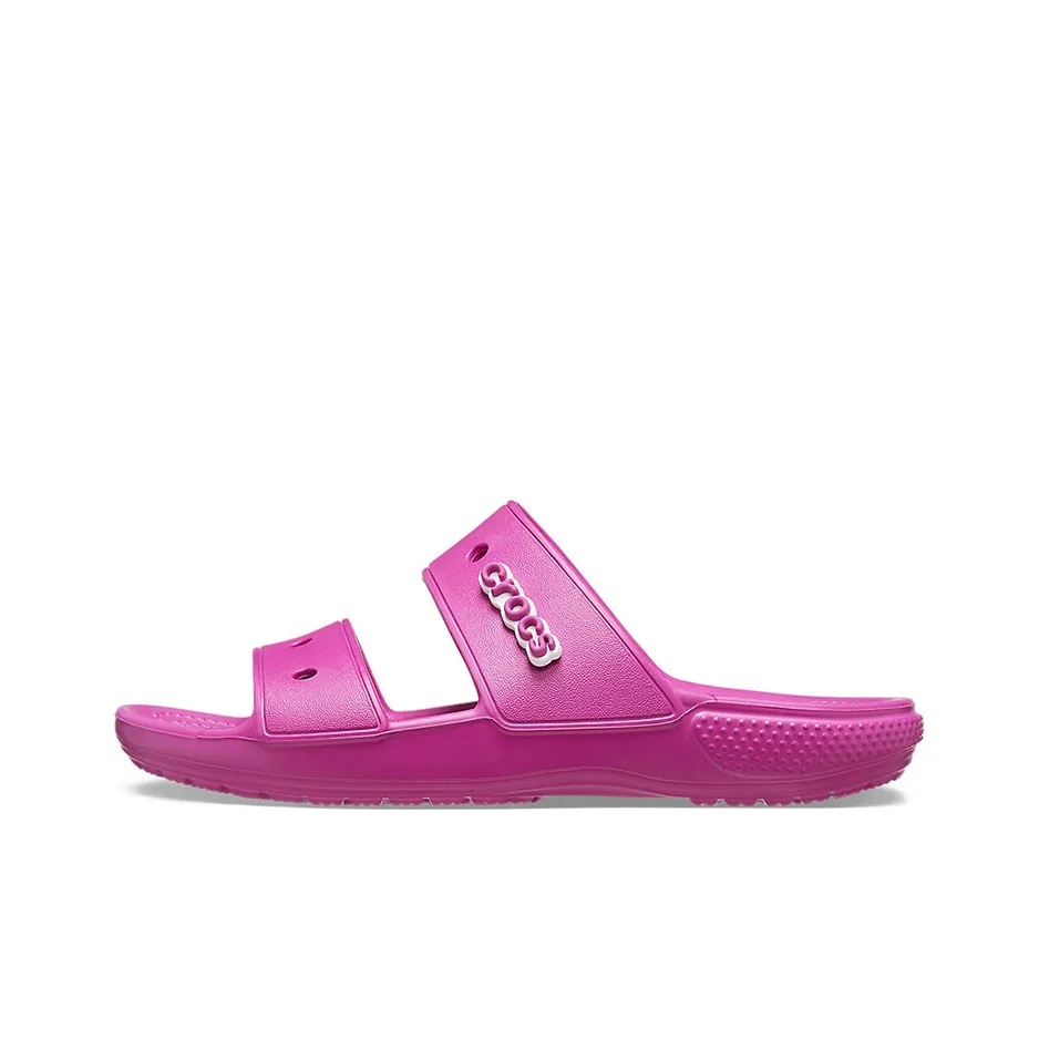 Crocs Classic Cozy Unisex Purple Red Sandals