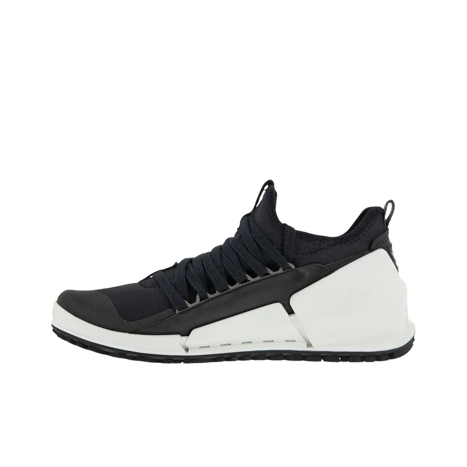 Ecco Biom 2,0 Устойчивые к истиранию Низкие Кроссовки для бега Женские Черные