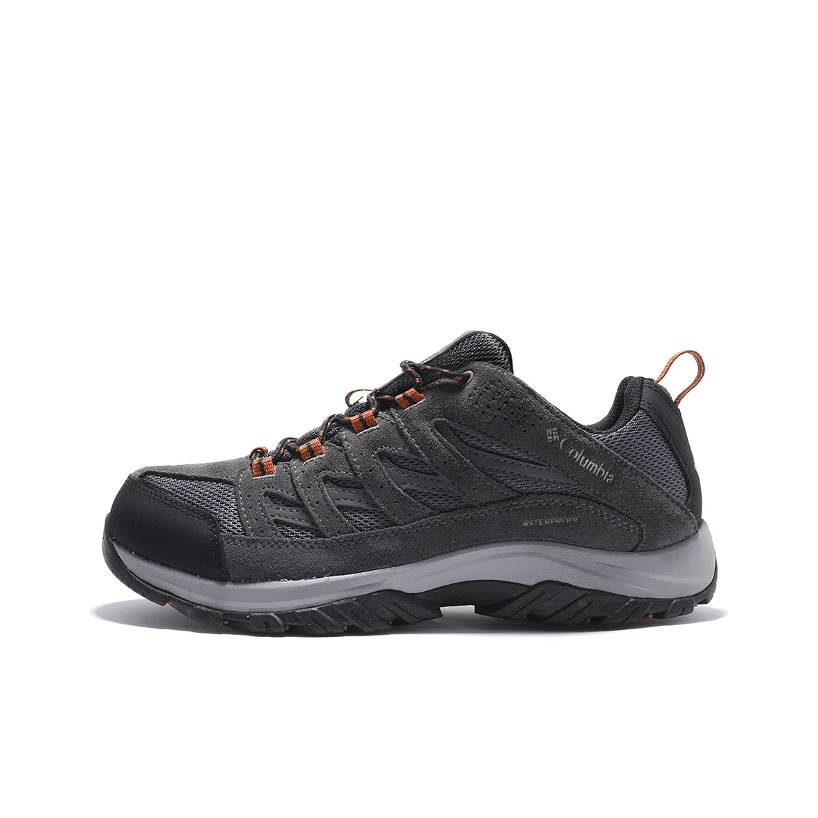 Columbia Cushioned Anti Slip Wear Resistant And Water Resistant Low Top Trekking Shoes Men's Dark Gray