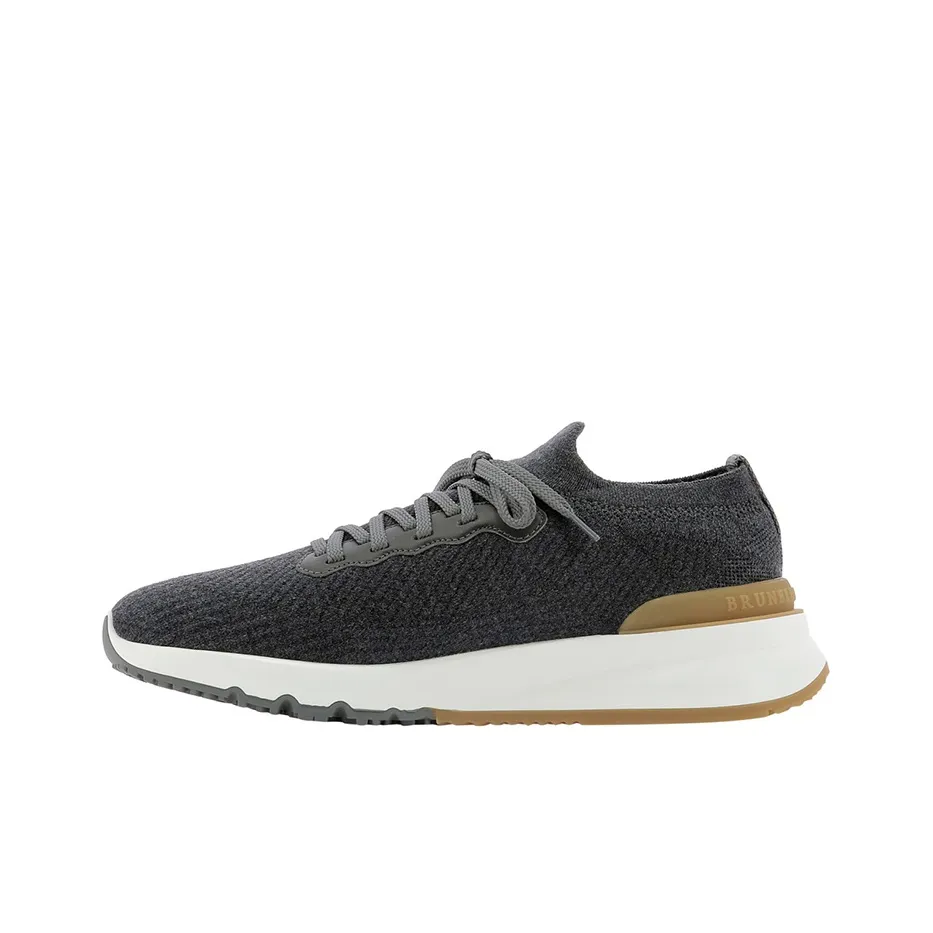 Brunello Cucinelli Low Top Running Shoes Unisex Gray