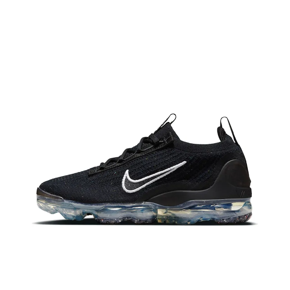 Nike Air VaporMax 2021 Fk Black Metallic Silver Women's