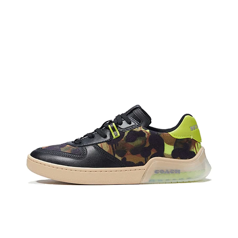 COACH Citysike Low top Stylish Skateboarding Shoes Men's Camouflage