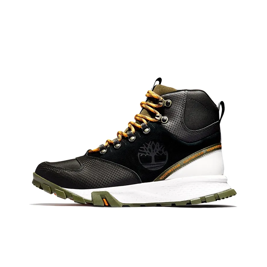 Timberland Garrison Trail Mountaineering & Hiking Shoes Men's High Top Olive
