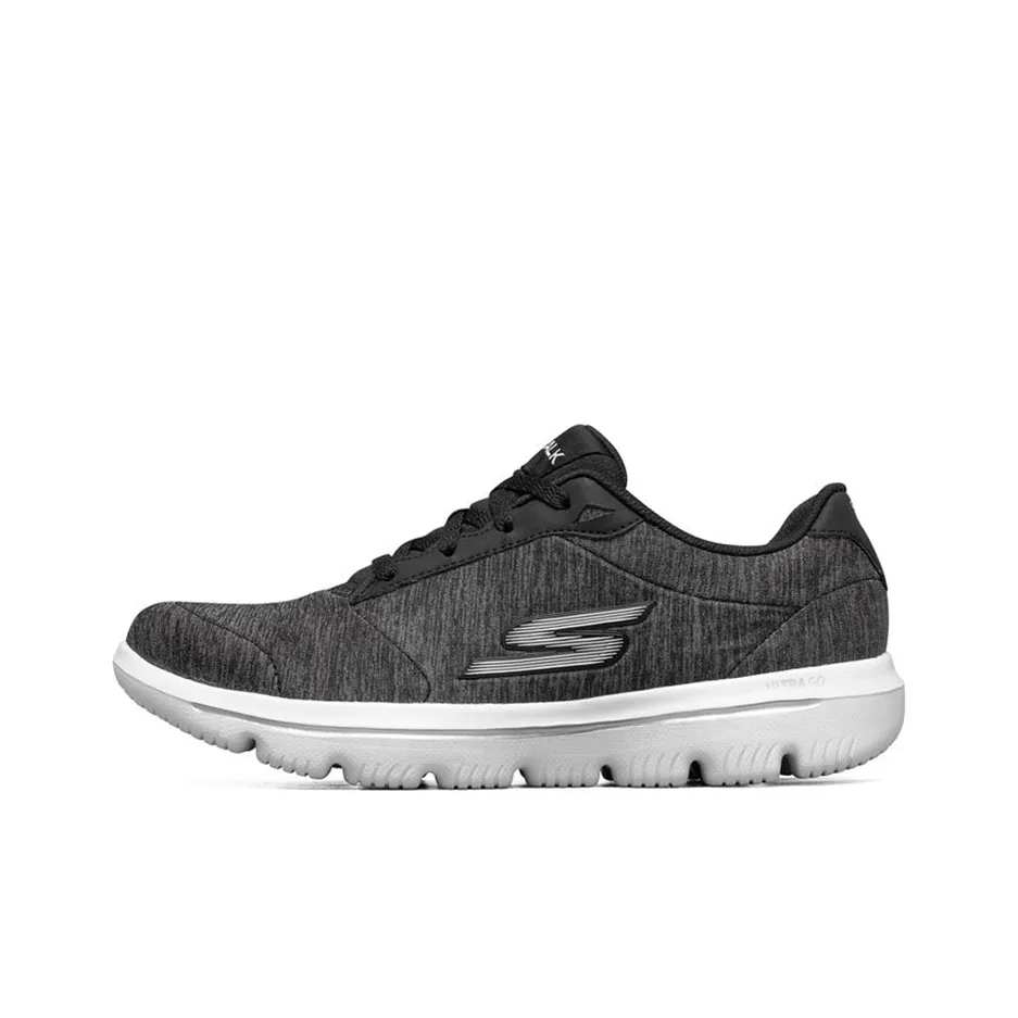 Skechers Go Walk Evolution Ultra Low Топ Кэжуал Женский Черный Белый