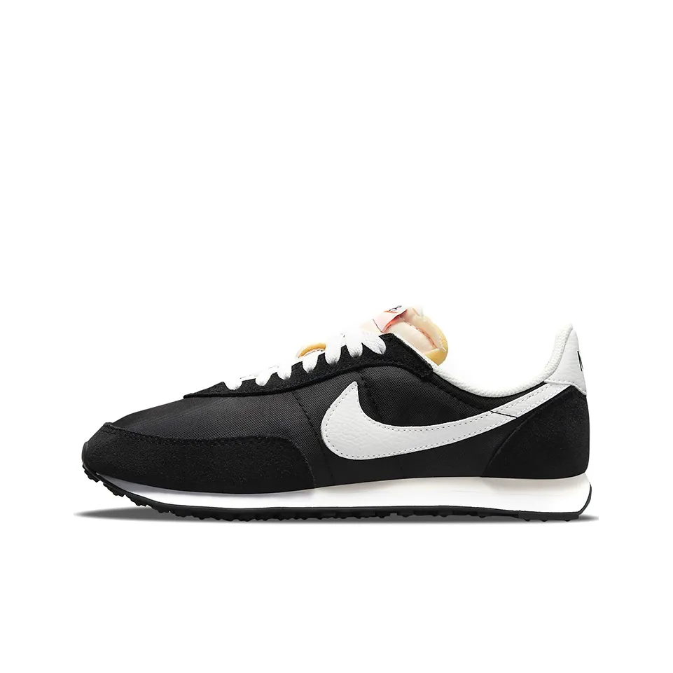 Nike Waffle Trainer 2 Low Топ Кэжуал Женский Черный Белый