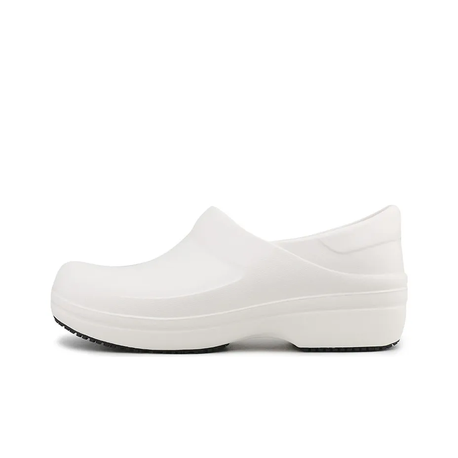 Crocs Cozy Thick Sole White Sandals Women's