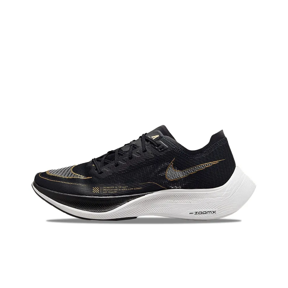 Nike ZoomX Vaporfly Next% 2 Black Metallic Gold Coin Women's