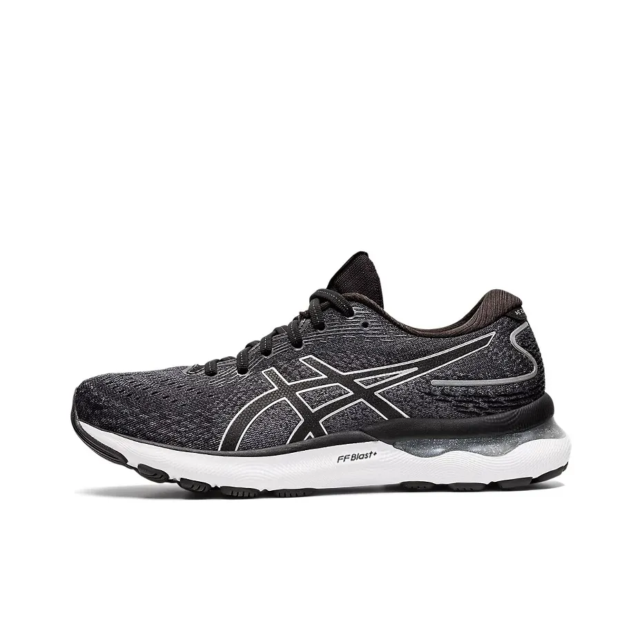Asics Gel Nimbus 24 Wide 'Black White' Women's