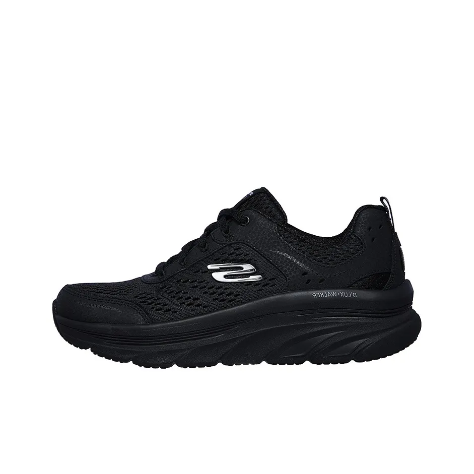 Skechers Relaxed Fit Низкий Топ Повседневные Беговые Кроссовки Женские Черные