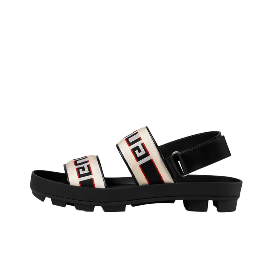 GUCCI Stripe Strap Sandals