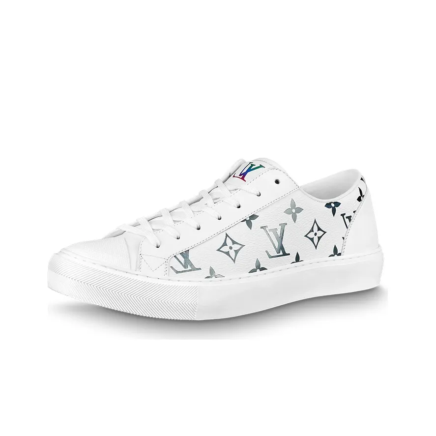 LOUIS VUITTON Tattoo Sneakers 'White With Colorful Monogram'