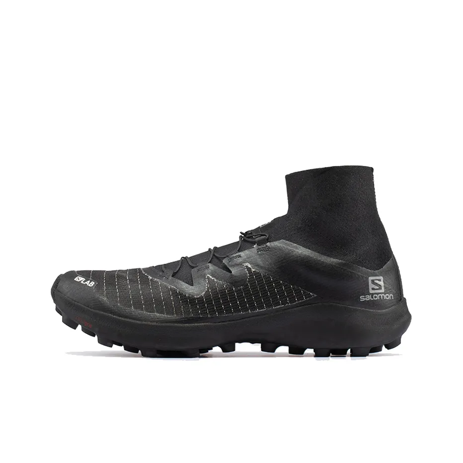 SALOMON High Top Trail Running Shoes Men's Black