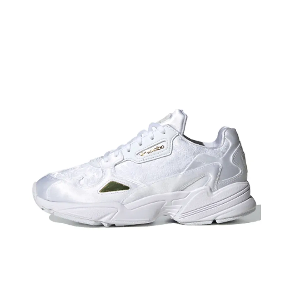 Adidas Originals Falcon Shock Absorbers Slip-resistant Low Top Footwear Women's White