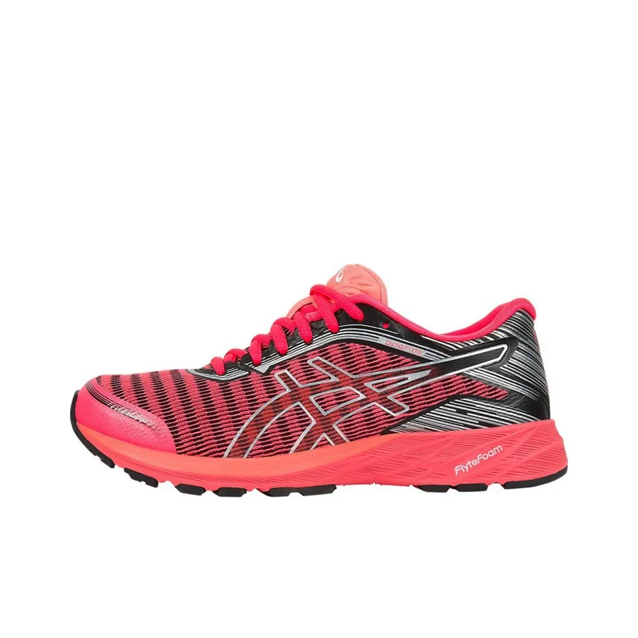 Asics Dynaflyte Abrasion Resistant Breathable Low Top Running Shoes Women's Red Black