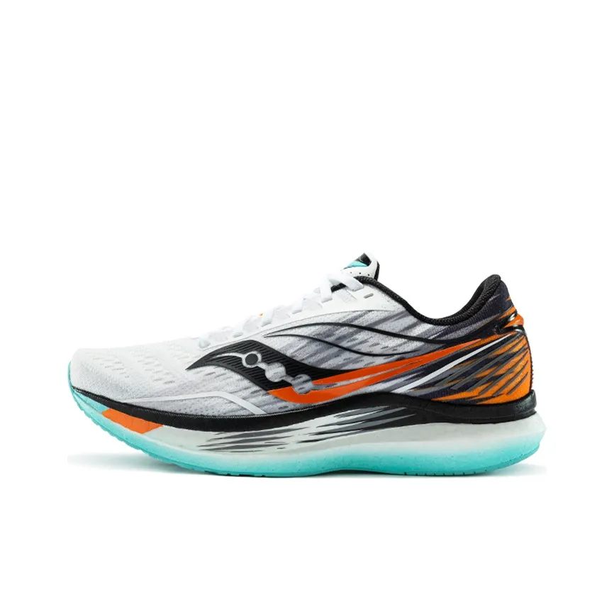 Saucony Endorphin Speed 1 Speed Low Top Running Shoes Men's White Blue Orange