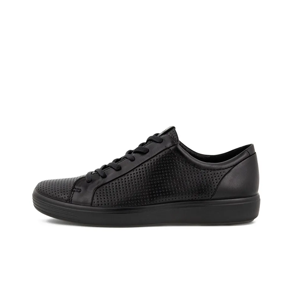 Ecco Soft Cool Size 7 Collection Stylish Skateboarding Shoes Men's Black
