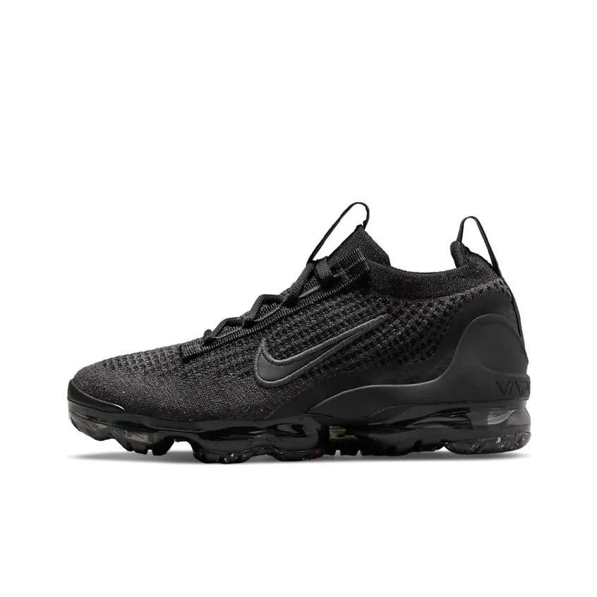 Nike Air VaporMax 2021 Flyknit 'Triple Black' Gs