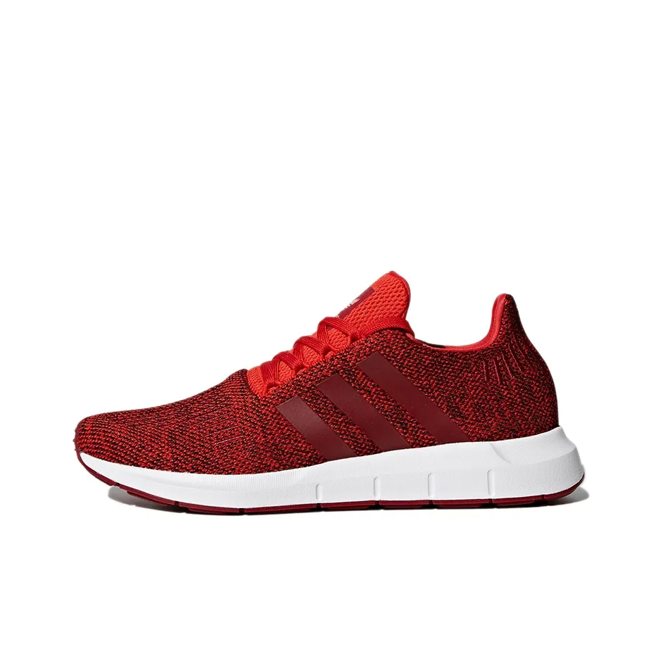 Adidas Originals Swift Run Износостойкий Дышащий Низкий Топ Беговые кроссовки Унисекс POPPY Красный