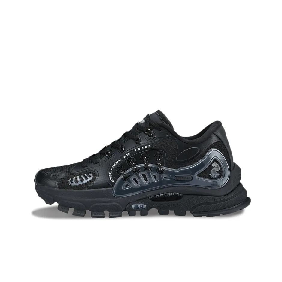 LiNing Shock Absorbers Slip-Resistant Abrasion-Resistant Low Top Спортивная Повседневная Обувь Мужская Черная