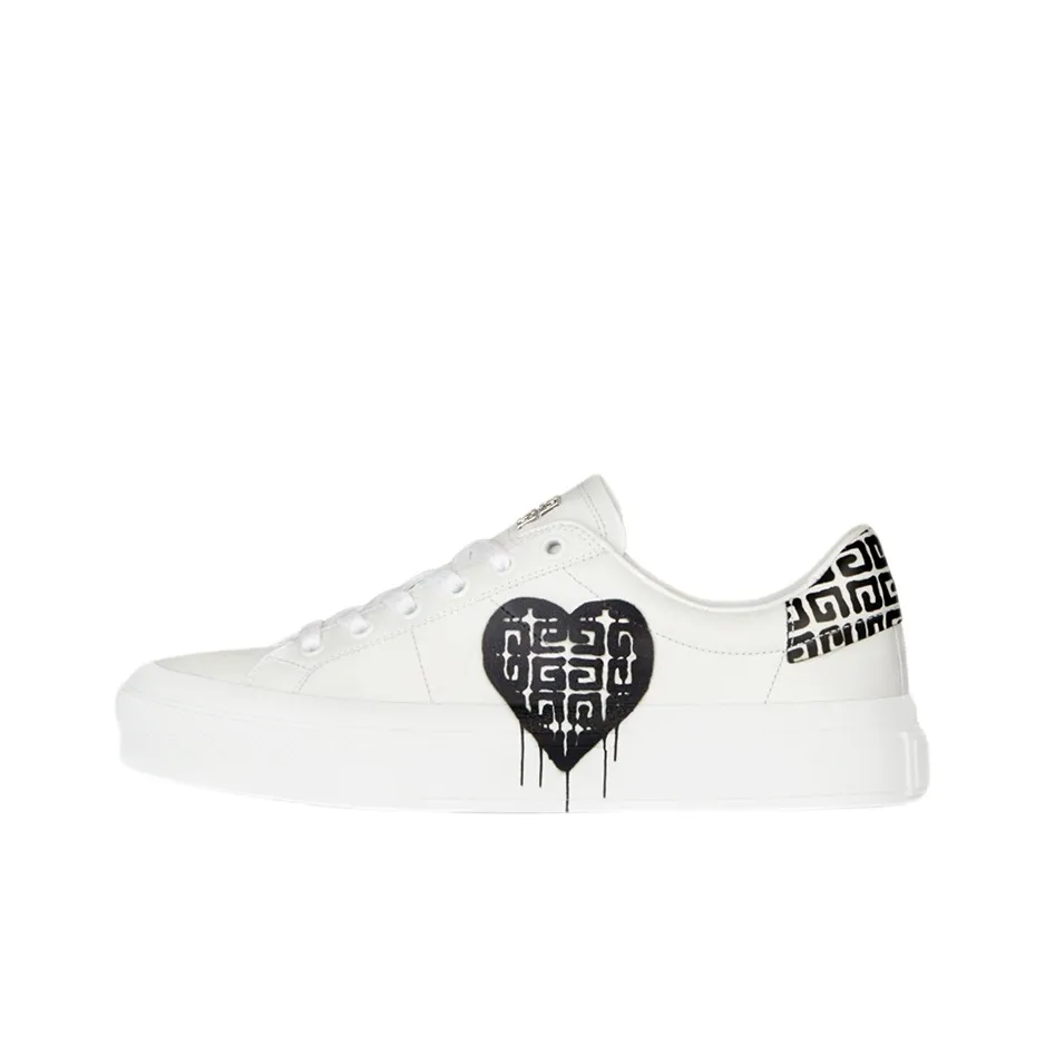 Givenchy X Chito City Heart 4G Tag Effect White Black Women's