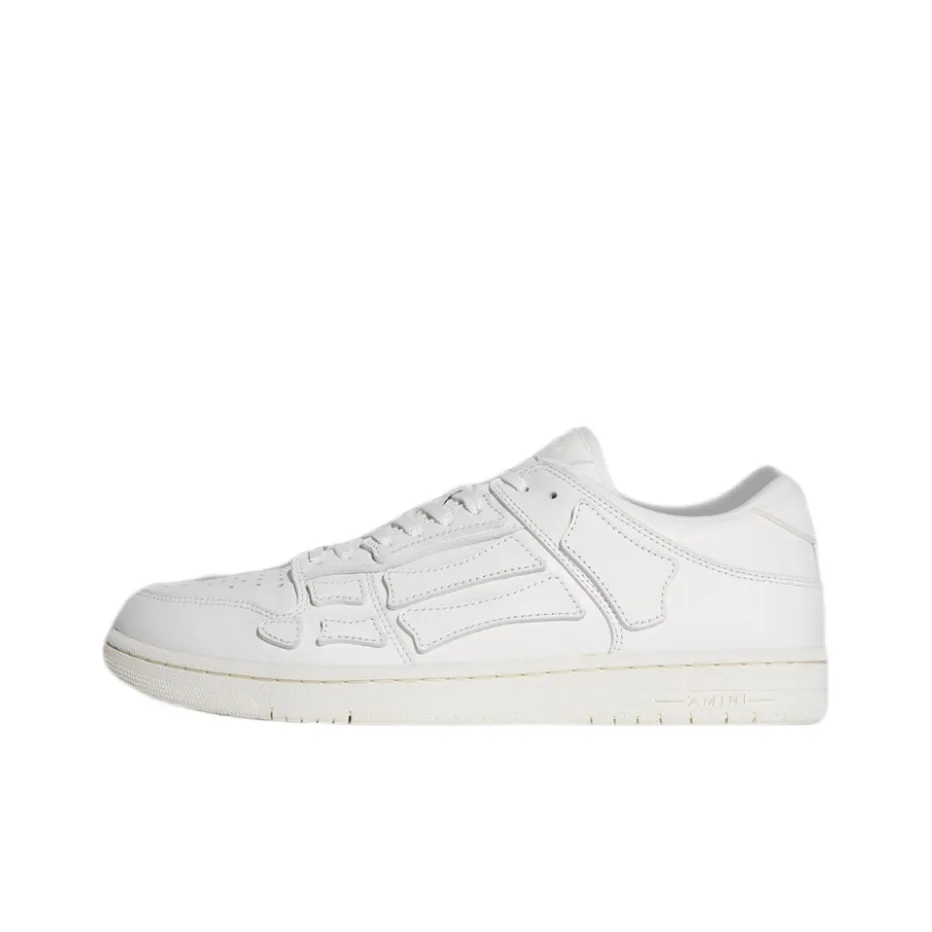 AMIRI Skel Top Low White Vintage