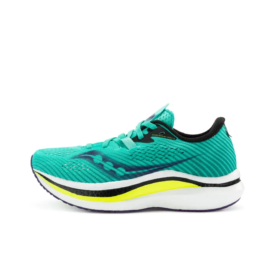 Saucony Endorphin Pro Peng 2 Low Топ Беговые кроссовки Женские Синий Черный Зеленый