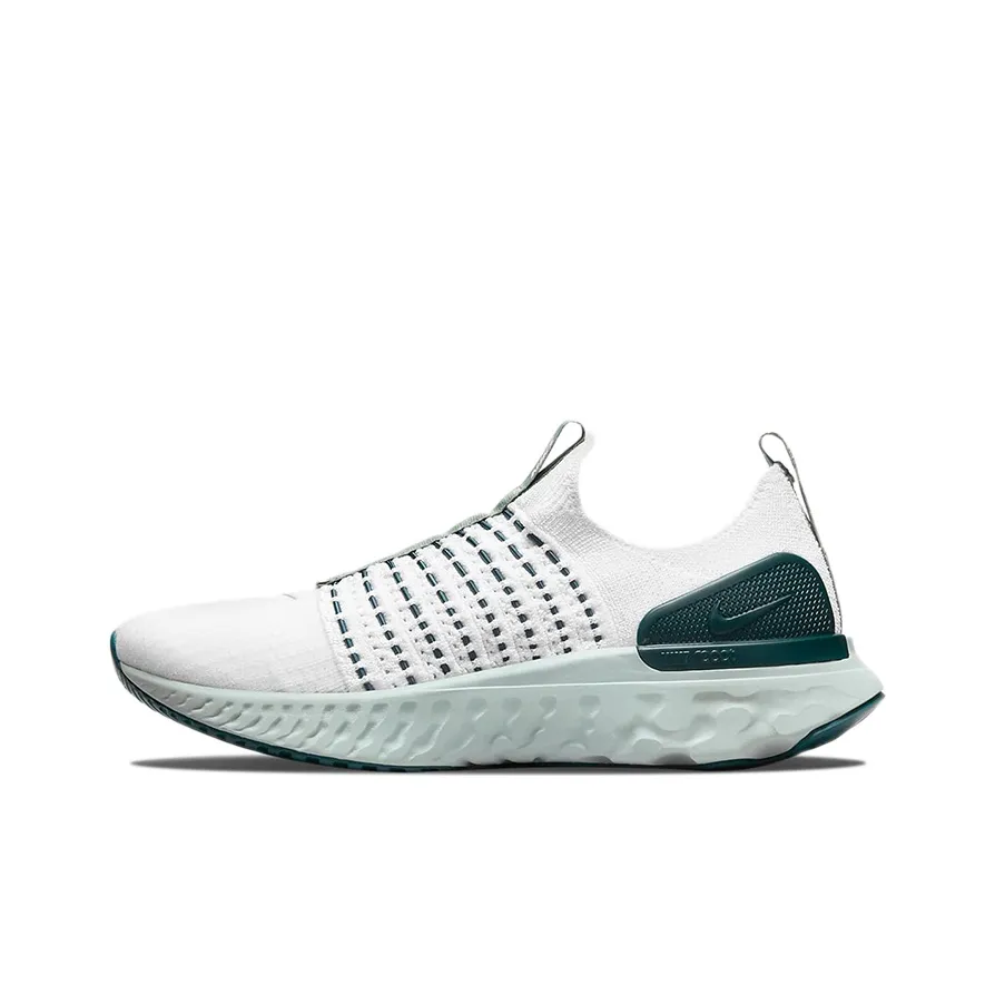 nike Sun React Phantom Run Flyknit 2 Platinum Tint Dark Teal Women's