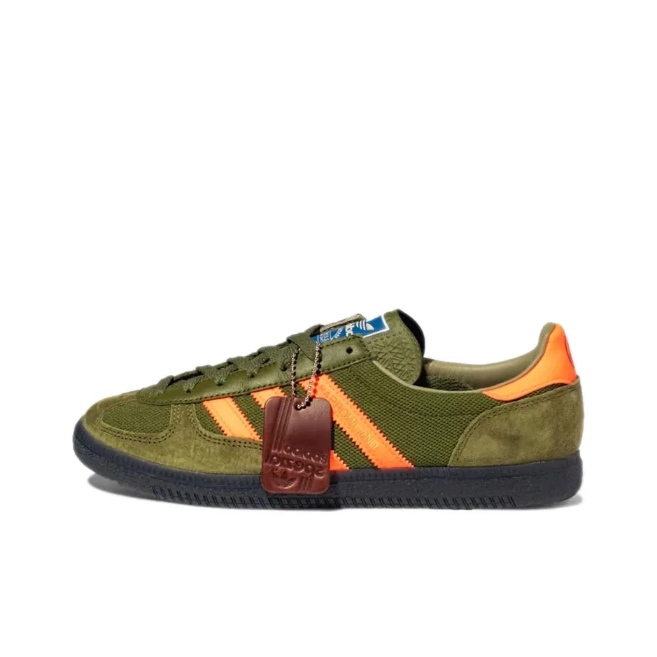 Adidas Barrowland Spzl Dust Green Signal Orange