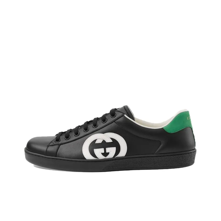 GUCCI Ace 'Interlocking G   Black White'