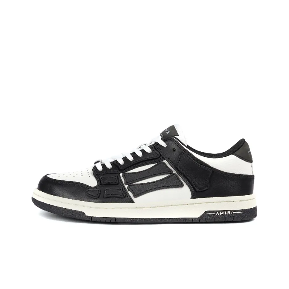 AMIRI Skel Top Low 'Black White'