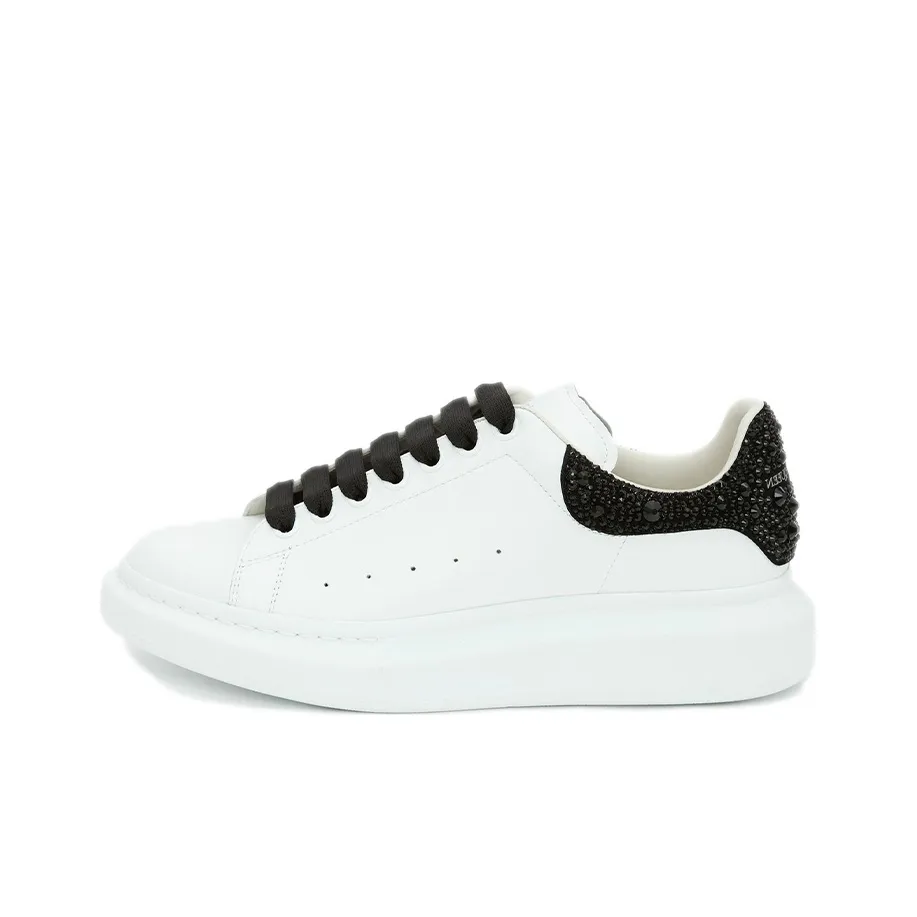 Alexander McQueen Oversized White Black Crystals