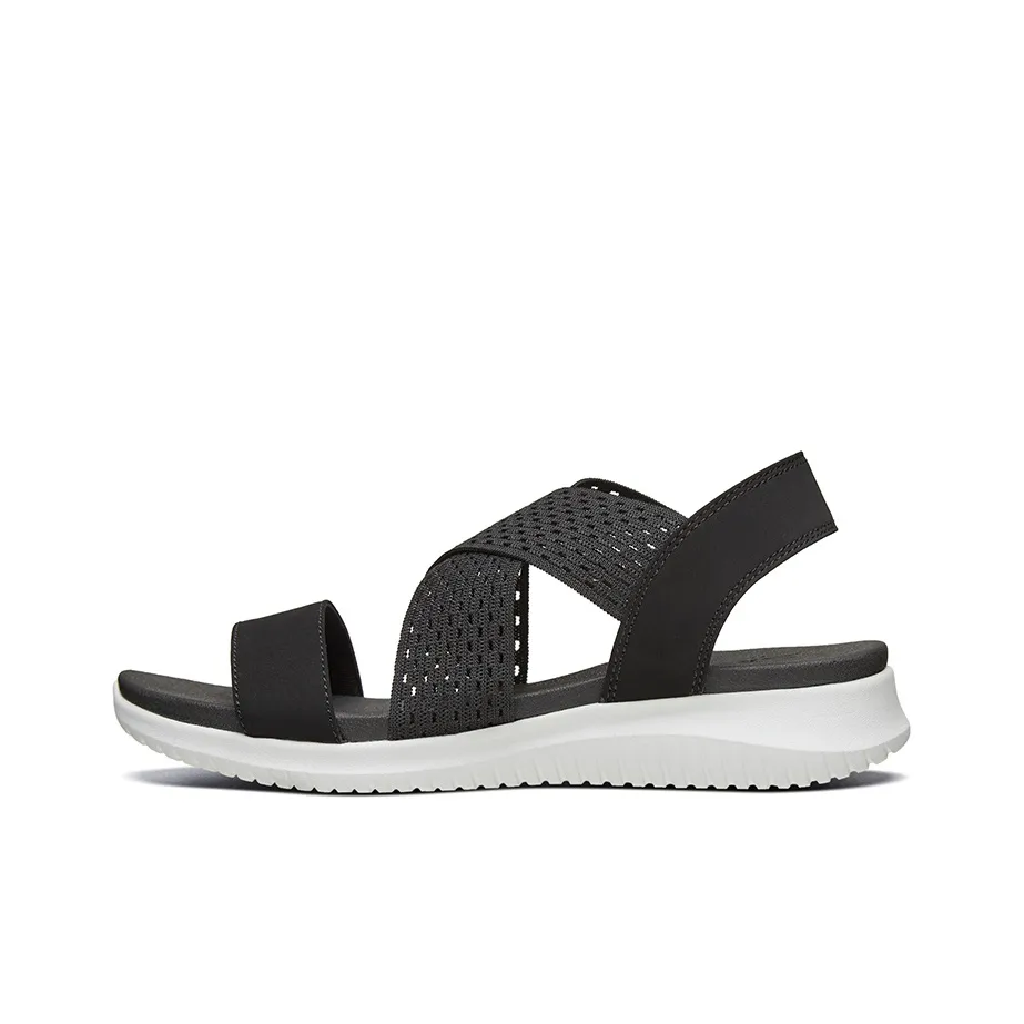 Skechers Ultra Flex 1.0 Beach Sandals Women's Black