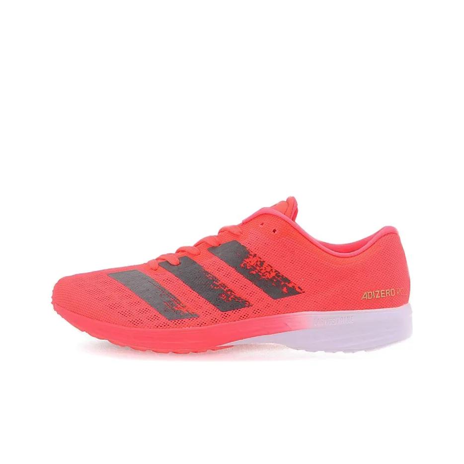 Adidas Adizero RC 2 Амортизирующие Slip-resistant Низкий Топ Марафон Беговые кроссовки Мужские Оранжевые Белые