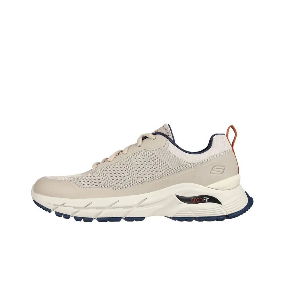 Skechers ARCH FIT BAXTER Axter Cushioned Anti-Slip And Wear-Resistant Lightweight Low-Top Casual Shoes Men's Taupe