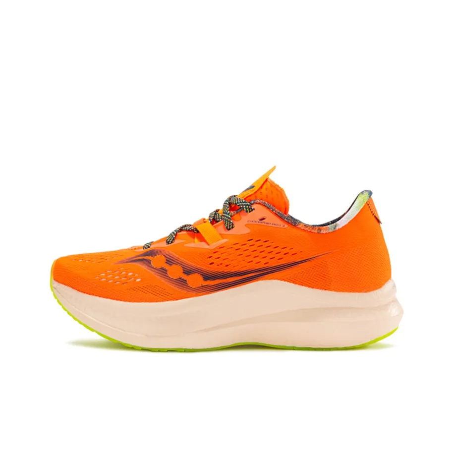 Saucony Shock Absorbers Slip-Resistant Low-Top Беговые кроссовки Женские Orange
