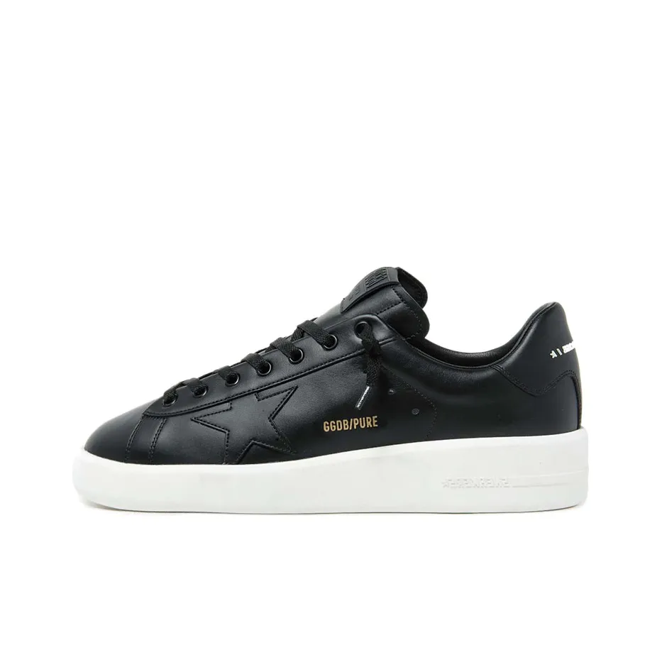 Golden Goose Purestar Stylish Skateboarding Shoes Men's Black