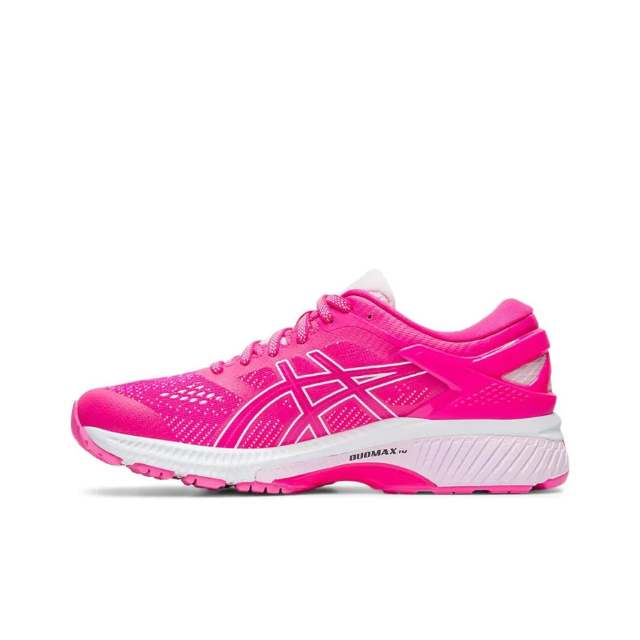 Asics Gel Kayano 26 Low Top Беговые кроссовки Женские Розовые Белые
