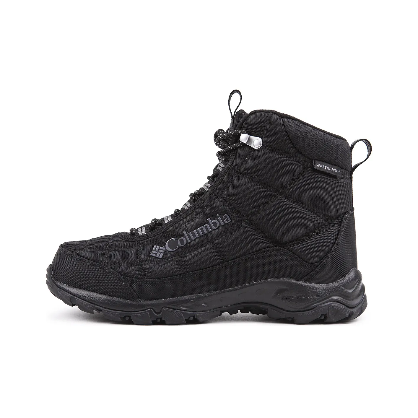 Columbia Cushioned Slip Resistant Water Resistant Warm High Top Trekking Shoes Men's Black