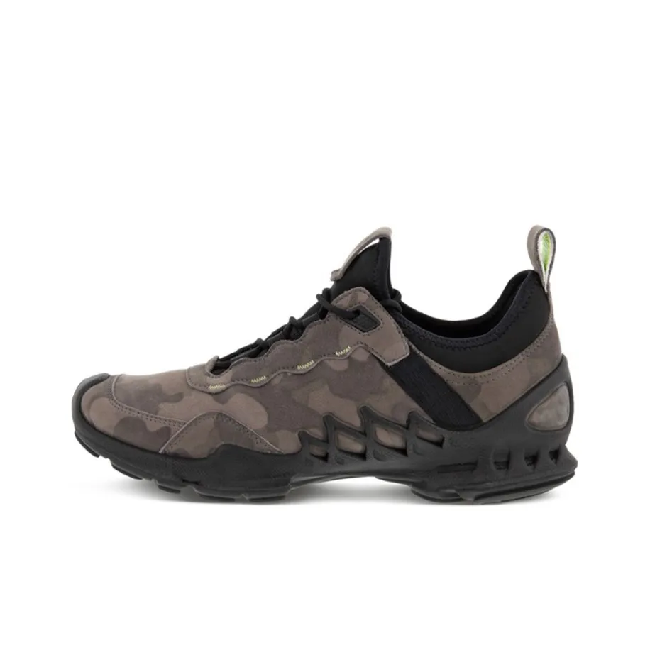 Ecco Biom Ae Abrasion Resistant Low Top Running Shoes Men's Brown Gray