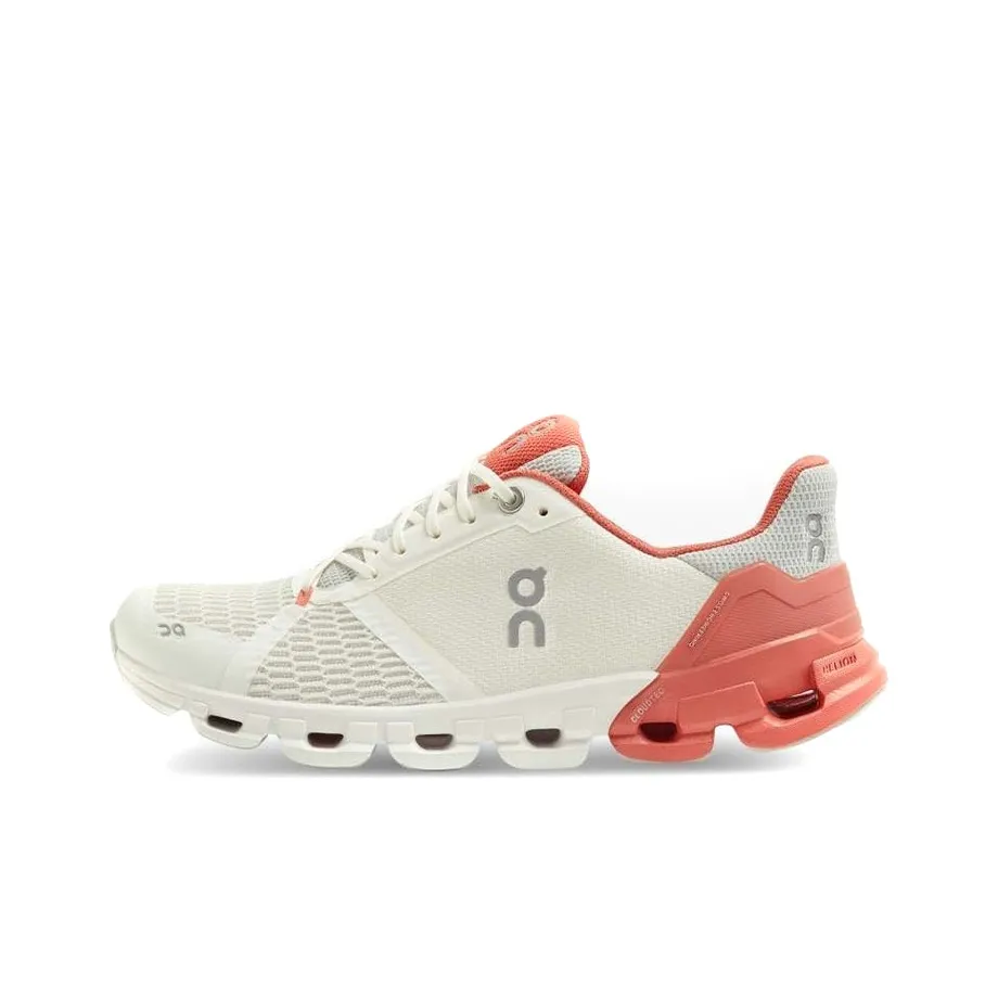 On Support Coverage Low Top Running Shoes Women's Coral Red