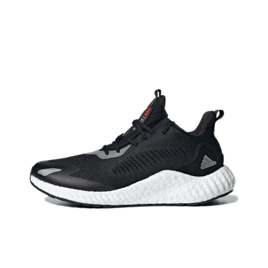 Adidas Alphaboost Running Shoes Unisex Low-Top Black