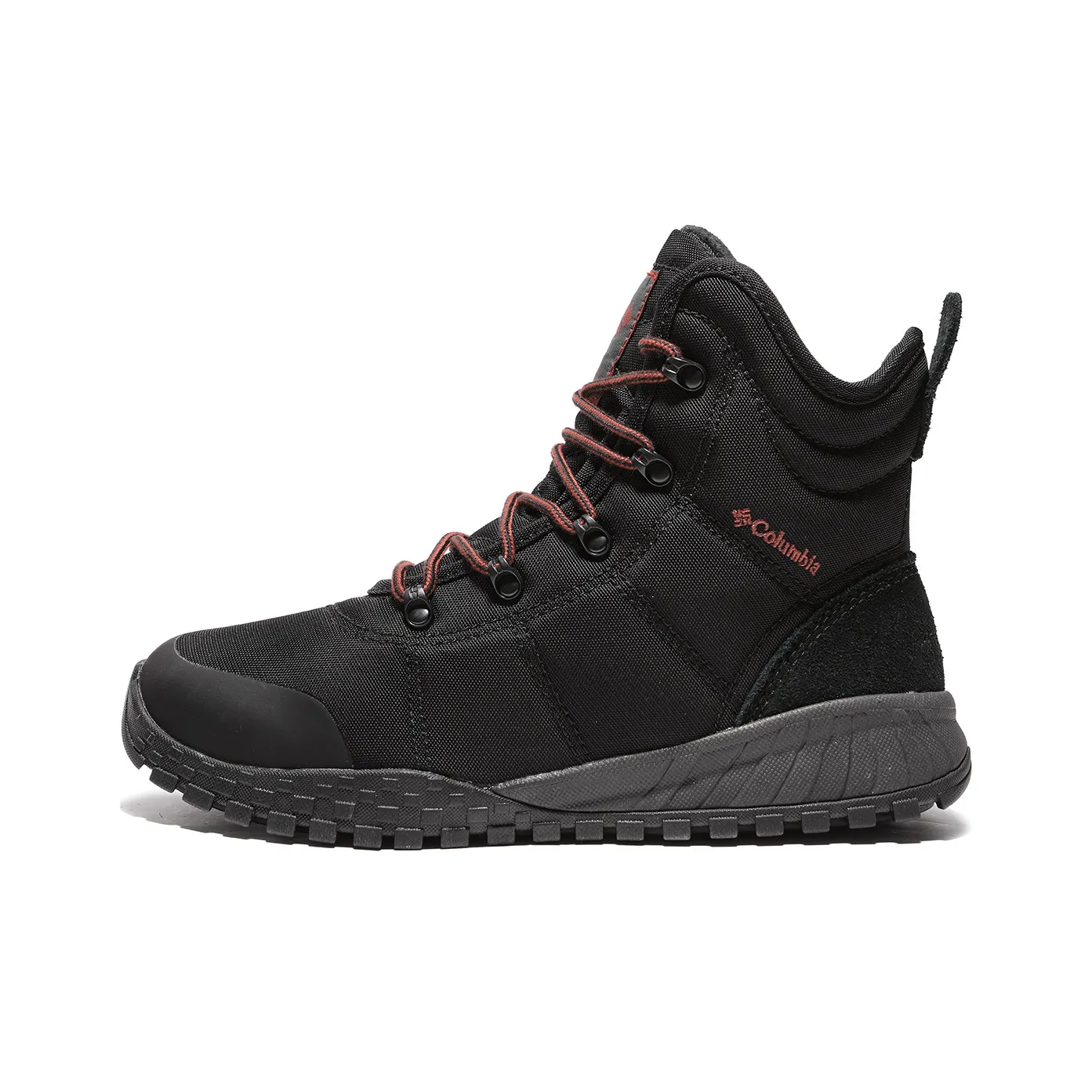Columbia Cushioning Slip Resistant Waterproof Thermal High Top Outdoor Shoes Black