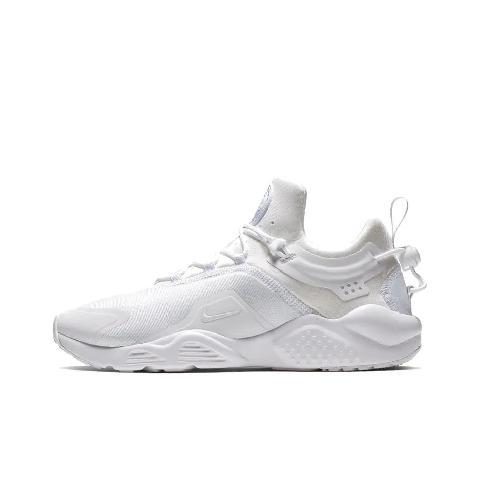 Nike Air Huarache City Move Амортизация Противоскользящее покрытие Низкий топ Беговые кроссовки для марафона Женские Чисто белый