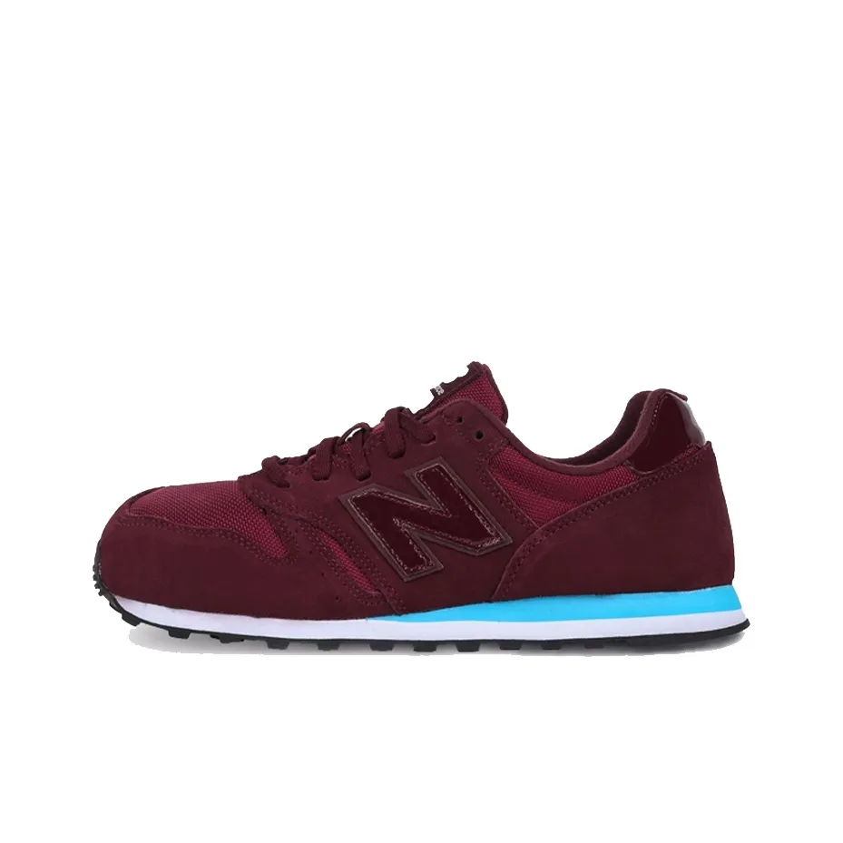 New Balance NB 373 Running Shoes Men Low Top Burgundy/White/Blue