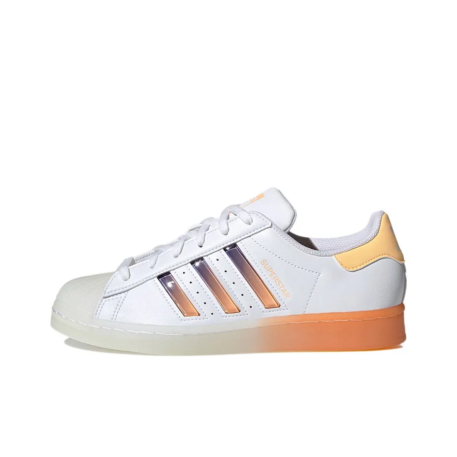 Adidas Superstar 'White Acid Orange' Women's