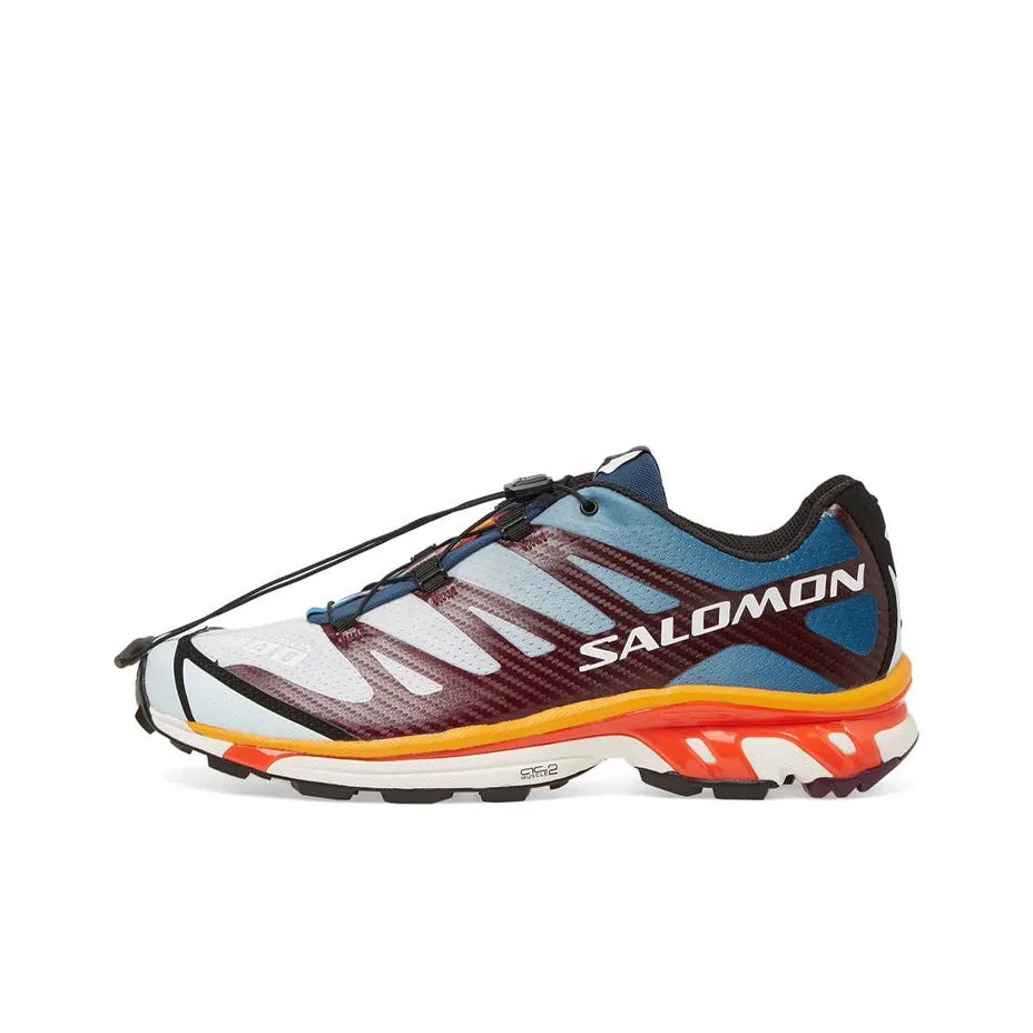salomon boots XT 4 Cushioning, Slip Resistant, And Abrasion Resistant Low Top Trail Running Shoes Men's Blue Purple