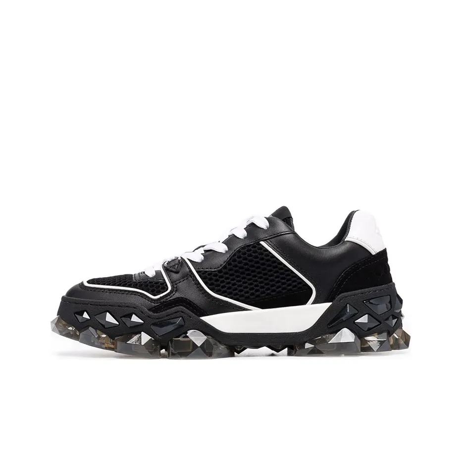Jimmy Choo Slip Resistant, Abrasion Resistant, Lightweight Low Top Sports Casual Shoes Women's Black