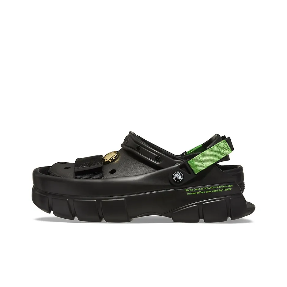 SANKUANZ x Crocs Classic Clog Beach Sandals Unisex Black SANKUANZ x Crocs Classic Clog Пляжные сандалии Унисекс Черный
