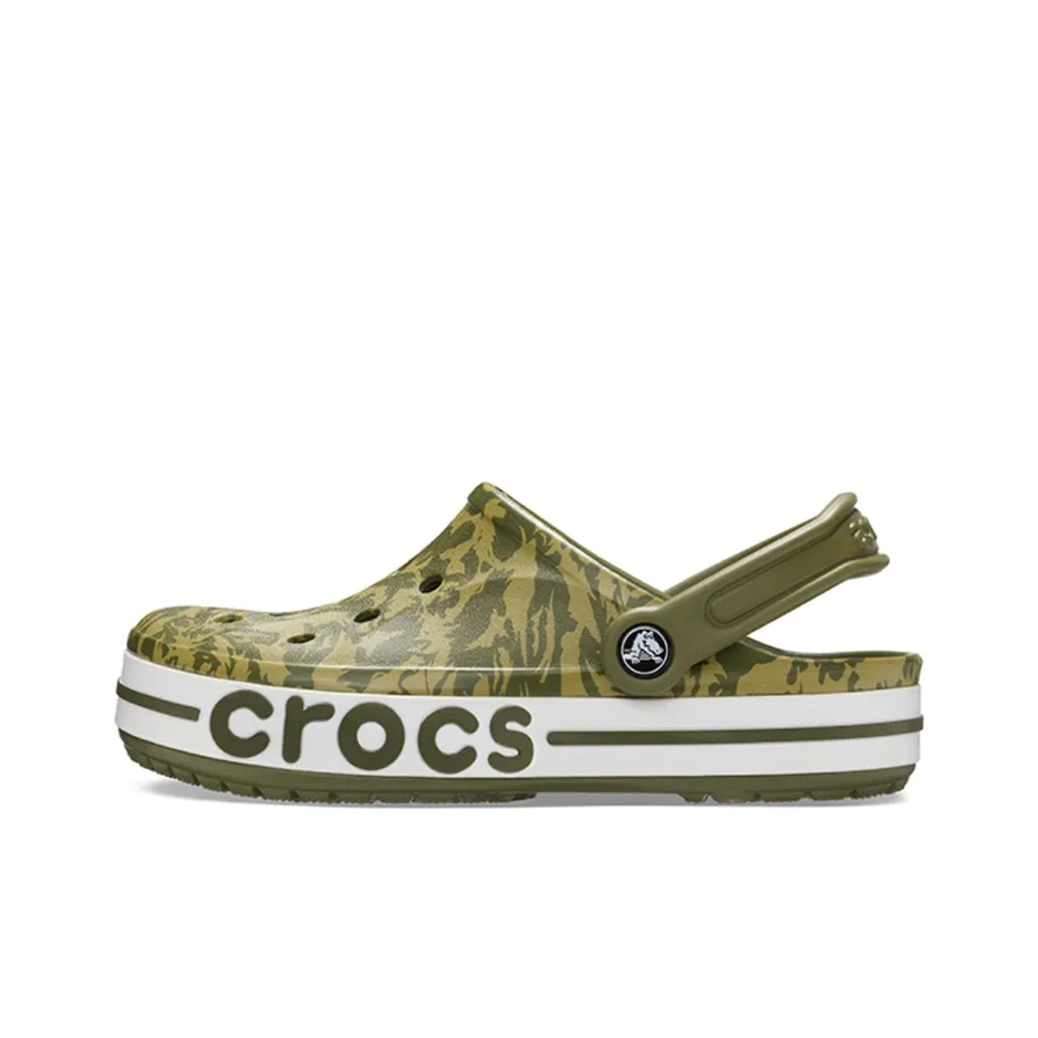 Crocs 4 Printing Camouflage Green Unisex Sandals