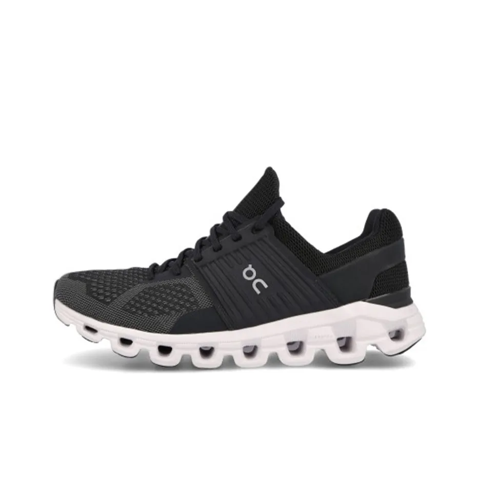 On Running Cloudswift Black Rock White Women's